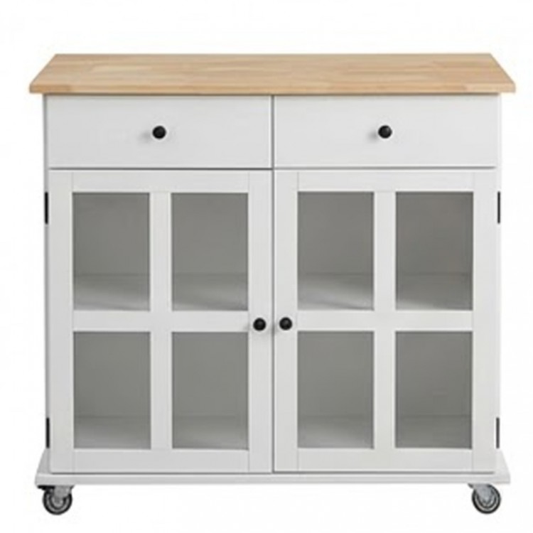 Мобилен кухненски остров, кухненска количка, 95 см