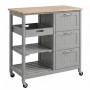 Мобилен кухненски остров, кухненска количка, 67 см