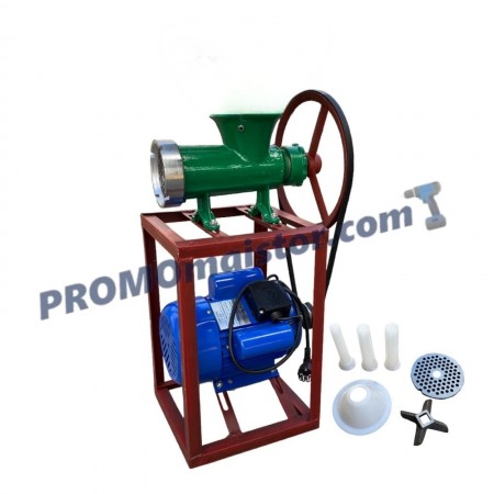 Румънска чугунена месомелачка 32 номер с електромотор