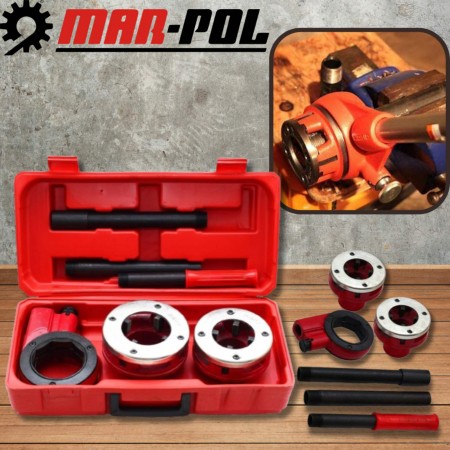 Комплект винторезка с 2 глави 1/2″, 2″ Mar-Pol