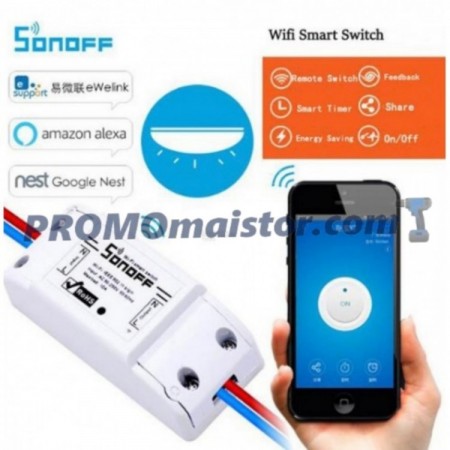 Sonoff Basic r2 - 10А WiFi смарт реле (прекъсвач) безжично управление Sonoff Basic r2 - 10А WiFi смарт реле (прекъсвач) безжично управление