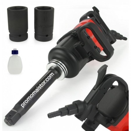 Пневматичен гайковерт 1" 4800Nm MarPol + 2 бр. вложки Пневматичен гайковерт 1" 4800Nm MarPol + 2 бр. вложки