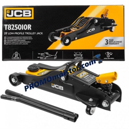 Нископрофилен крик тип крокодил с въртяща се дръжка JCB 2 тона Нископрофилен крик тип крокодил с въртяща се дръжка JCB 2 тона
