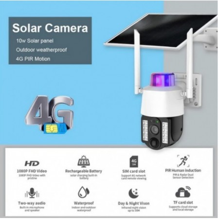 UBOX безжична 4G камера със соларен панел – соларна камера 3mpx UBOX безжична 4G камера със соларен панел – соларна камера 3mpx