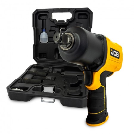 Пневматичен ударен гайковерт JCB , 1/2" 1450Nm с 3 вложки , RP9510 KIT Пневматичен ударен гайковерт JCB , 1/2" 1450Nm с 3 вложки , RP9510 KIT