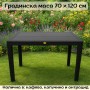 Градинска маса 70 х 120 см