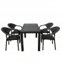 Градински комплект - маса (70x120 см) и 4 стола