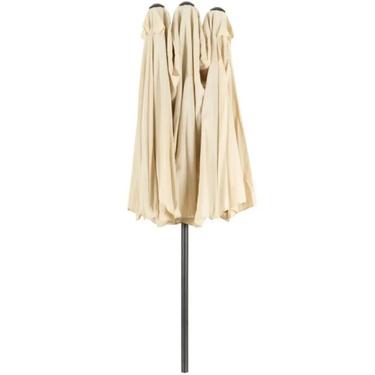 Метален двоен градински чадър 4.5 метра Метален двоен градински чадър 4.5 метра