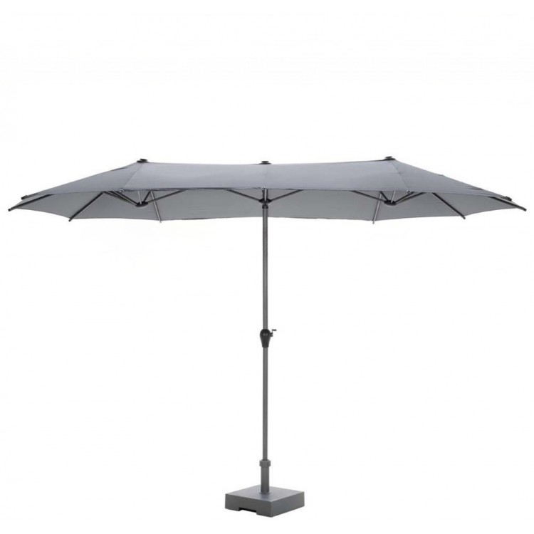 Метален двоен градински чадър 4.5 метра Метален двоен градински чадър 4.5 метра