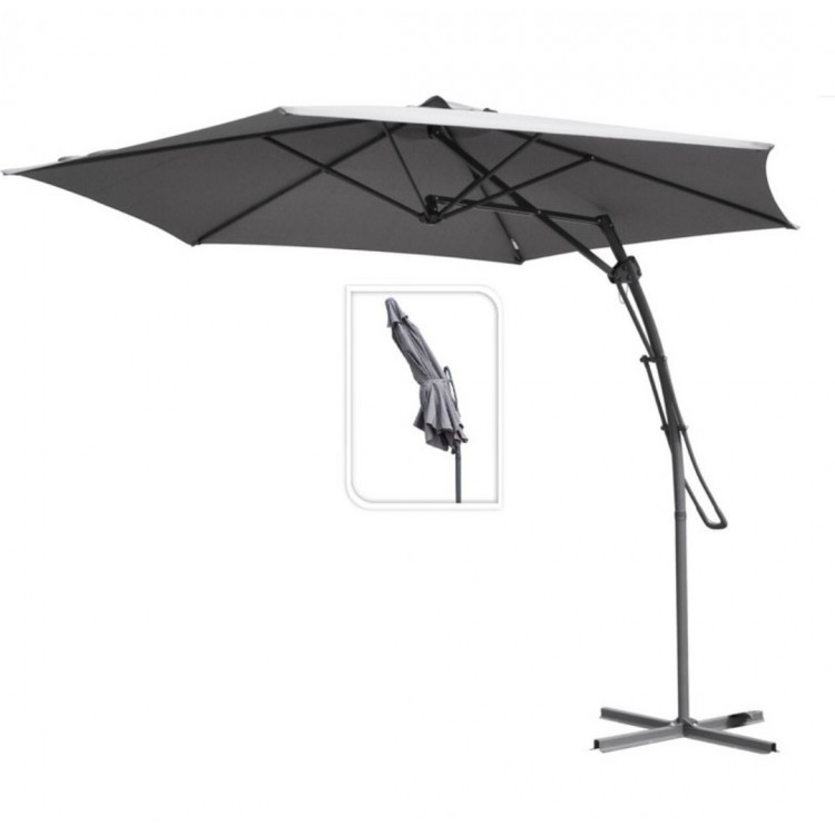 Градински чадър тип kамбана с манивела 3 метра Градински чадър тип kамбана с манивела 3 метра