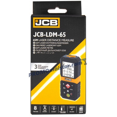 Акумулаторна лазерна ролетка JCB 65 метра Акумулаторна лазерна ролетка JCB 65 метра