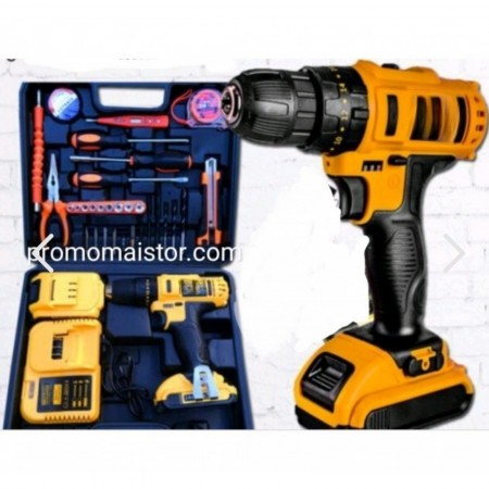 Акумулаторен ударен винтоверт с 2 Батерии 36V Акумулаторен ударен винтоверт с 2 Батерии 36V