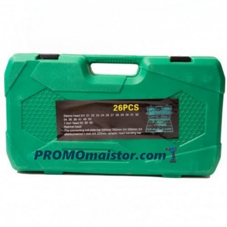 Камионско гедоре 26 части 3/4" и 1" 21-65 мм. Камионско гедоре 26 части 3/4" и 1" 21-65 мм.