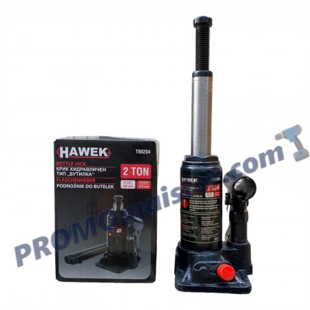 Хидравличен крик HAWEK T90204 тип бутилка 2 тона Хидравличен крик HAWEK T90204 тип бутилка 2 тона