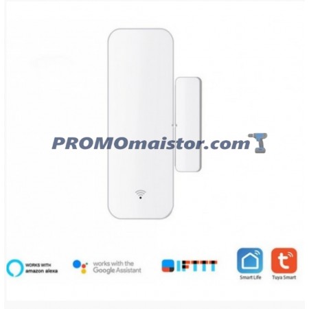 Tuya - WiFi магнитен датчик за врата/прозорец с известяване на телефон Tuya - WiFi магнитен датчик за врата/прозорец с известяване на телефон