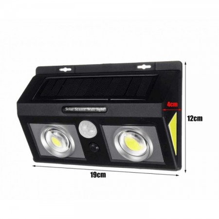 Комплект 9 + 1 ПОДАРЪК соларна лампа с двойна лупа CL-5066